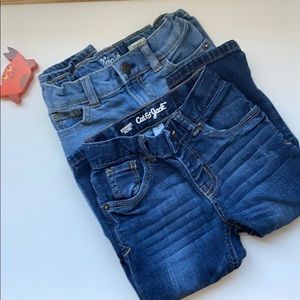 Bundle of toddler boys jeans. Two total